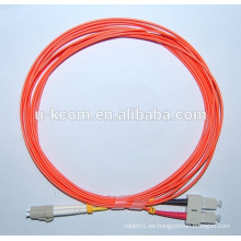 SC / LC Duplex MM Cable de conexión de fibra óptica